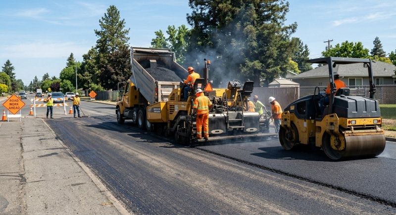 Asphalt Road Installation in Little Rock, AR